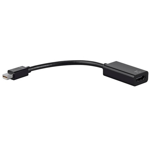 Monoprice Mini DisplayPort 1.2a / Thunderbolt to 4K HDMI, DVI, and VGA  Passive Adapter, Black 