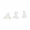 Sagebrook Home Set of 3 Yoga Elephant Figurines - Classic Polyresin Sculpture of Yoga Posed Eleplants - Home, Office, Yoga - 3 of 4