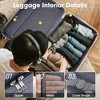 YONWAY 3 Piece Luggage sets, Expandable Lightweight Suitcase, Hardshell Suitcase with TSA Lock Spinner Wheels, 20" 24" 28" Luggage - 2 of 4