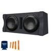 Kenwood P-XW1221D Dual 12" Vented Enclosure with Kenwood X502-1 eXcelon Class D Mono Power Amplifier - 2 of 4