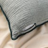 Euro 26''x26'' Textured Chambray Cotton Decorative Throw Pillow - Casaluna™ - 3 of 4