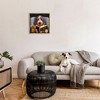 Stupell Industries Dog with Bird Watching Book, 25" x 25" - 2 of 4