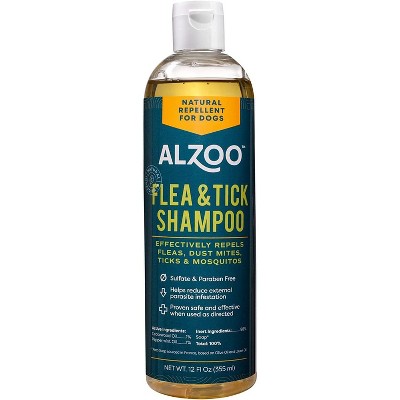 ALZOO Plant-Based Flea & Tick Shampoo for Dogs & Cats
