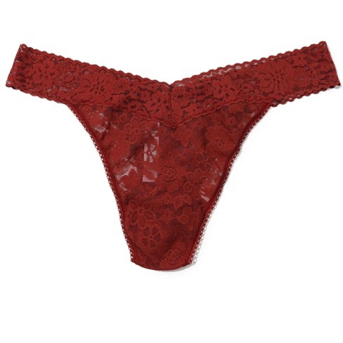 Hanky Panky Women's Daily Lace Plus Size Thong - One Size - Shiraz : Target