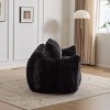 Faux Fur Giant Bean Bag Couch with Memory Foam Filling, Fluffy Loveseat Lounge Chair for Living Room or Reading Nook-Baofuwish - 3 of 4
