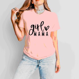 Simply Sage Market Girl Mama Heart  Short Sleeve Tee - 1 of 4