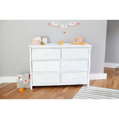 Sorelle Princeton Elite Drawer Double Dresser White
