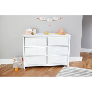 Sorelle Princeton Elite Drawer Double Dresser White - 1 of 2