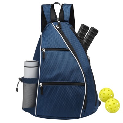 Unique Bargains Lightweight Durable Water Resistant Multi-Functional Tennis Pickleball Sling Bags 1 Pc