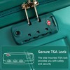 Sapphtopaz 3pcs Hardshell Luggage Sets ABS Suitcase Hardside Luggage Carry On Suitcase, Spinner Wheels, TSA Lock (20" 24" 28") - 4 of 4