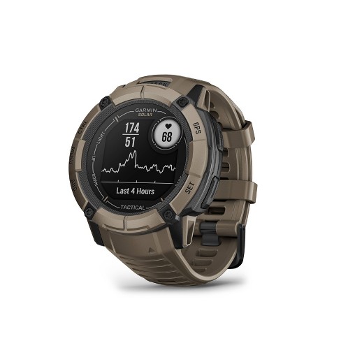 Garmin Instinct 2X Solar, Tactical Edition, Coyote Tan, GPS smartwatch