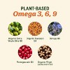 Vegan Omega 3 6 9 Softgels, Plant-Based Triple Omega 369 Supplement for Heart, Brain, Skin, and Eye Health Support, MAV Nutrition, 60ct - 3 of 4