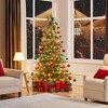 Yaheetech 6Ft/7.5Ft Pre-Lit Artificial Christmas Tree for Home Party - 2 of 4