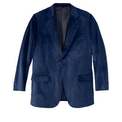 KingSize Men's Big & Tall Tall Velvet Blazer