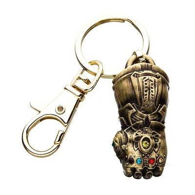 SalesOne LLC Marvel Avengers Infinity War Thanos' Infinity Gauntlet 3D Metal Key Chain