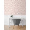 NextWall Light Pink Cora Damask Peel and Stick Wallpaper - 4 of 4
