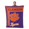 Sweet Home Collection NCAA Clemson Tigers 46" x 60" Raschel Throw Blanket - 4 of 4
