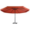vidaXL Garden Parasol Terracotta - 2 of 2