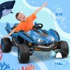 ANPABO 24 Volt 4WD UTV Two Seater With Parent Remote Control And Bluetooth Music Player 3-12 Years Old - 4 of 4