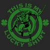 Women's Justice League St. Patrick's Day Green Arrow This is my Lucky Shirt T-Shirt - 2 of 4