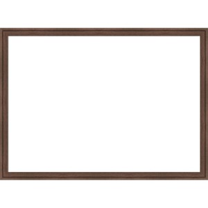 Amanti Art 22"x30" Florence Medium Brown Framed Magnetic Dry Erase Board - 1 of 4