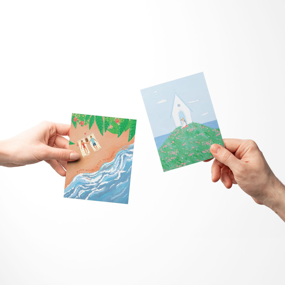 Wedding Greeting Card Pack Sets (3 ct, Assorted) Chapel Couple, Cake, Newlyweds by Ramus & Co - thumbnail 2