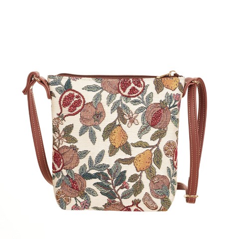Signare USA Pomegranate and Lemon Sling Bag Purse Crossbody