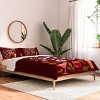 Deny Designs King Jessica Molina Making Spirits Bright Holiday Comforter and Pillow Sham Orange - 2 of 4
