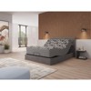 Vynxaria 12-Inch Twin Smooth Top Foam Mattress, Medium Plush, Ice Cover, 2" Copper/Gel/Silver/Graphite Elate Visco, Adjustable Friendly - 3 of 4