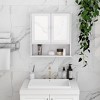 KWPZQEB Bathroom Wall Cabinet with 2 Mirrors, Over The Toilet Space Saver Storage Cabinet, Medicine Cabinet with Adjustable Shelves, White - 2 of 4