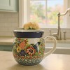 Blue Rose Polish Pottery Ceramika Artystyczna Bubble Mug - 3 of 3