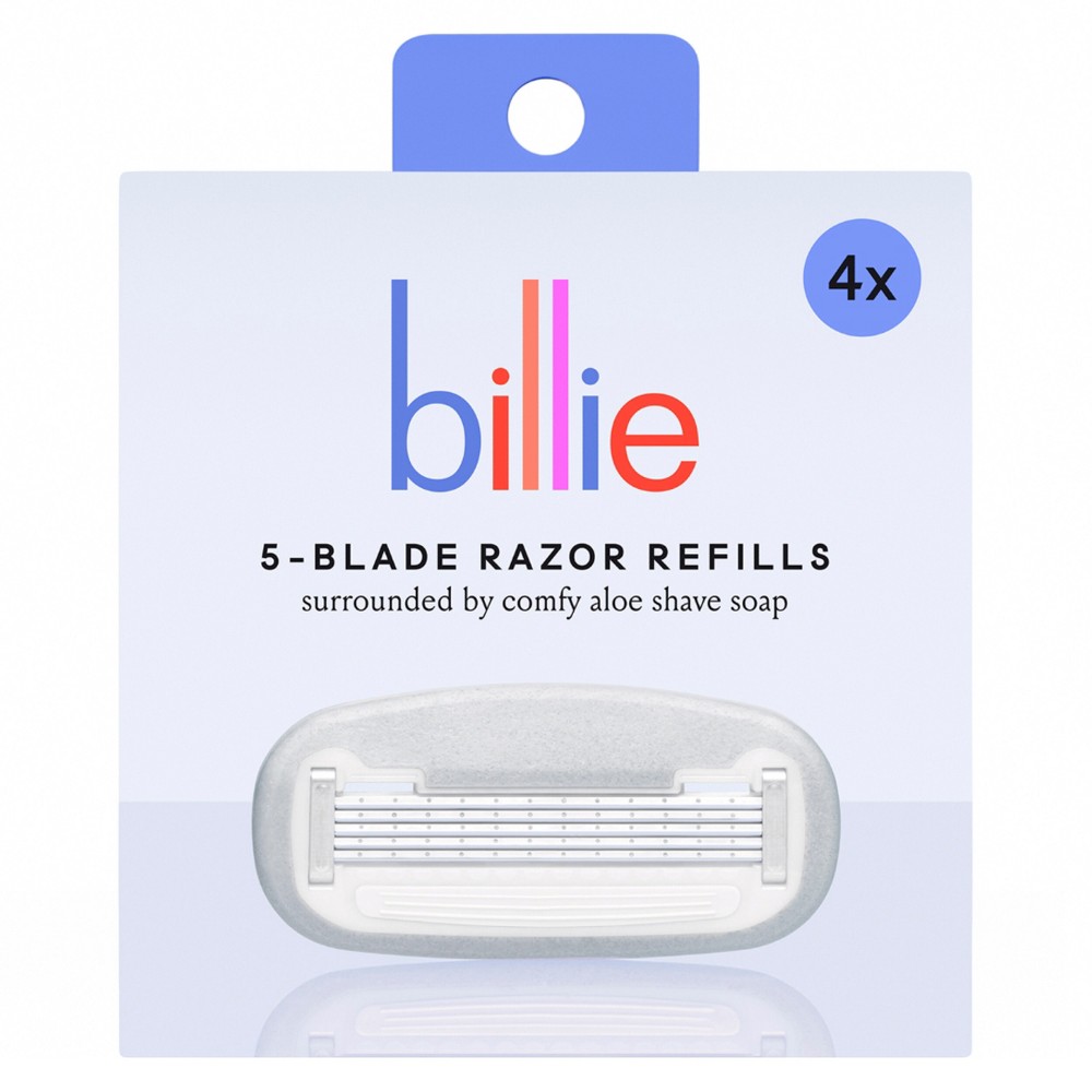 Photos - Hair Removal Cream / Wax Billie Women's 5-Blade Razor Refill - 4ct