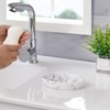 Aoibox Marble Look Soap Dish - Bar Soap Holder for Shower, Bathroom & Kitchen Sink, Resin Material, Keeps Soap Dry, Compact Oval Design - 3 of 4