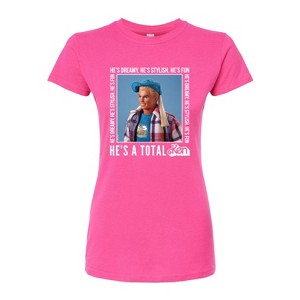 Women's - Barbie - Hes A Total Ken Fitted Graphic T-Shirt - 1 of 2
