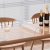 VEVOR Plastic Table Cover, 24 x 96 Inch 1.5 mm Thick Clear Table Protector, Rectangle PVC Desk Mat, Waterproof & Easy Cleaning, Transparent - 2 of 4