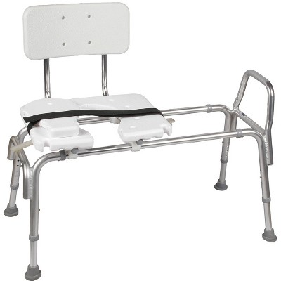 Handicap sliding best sale bath chair