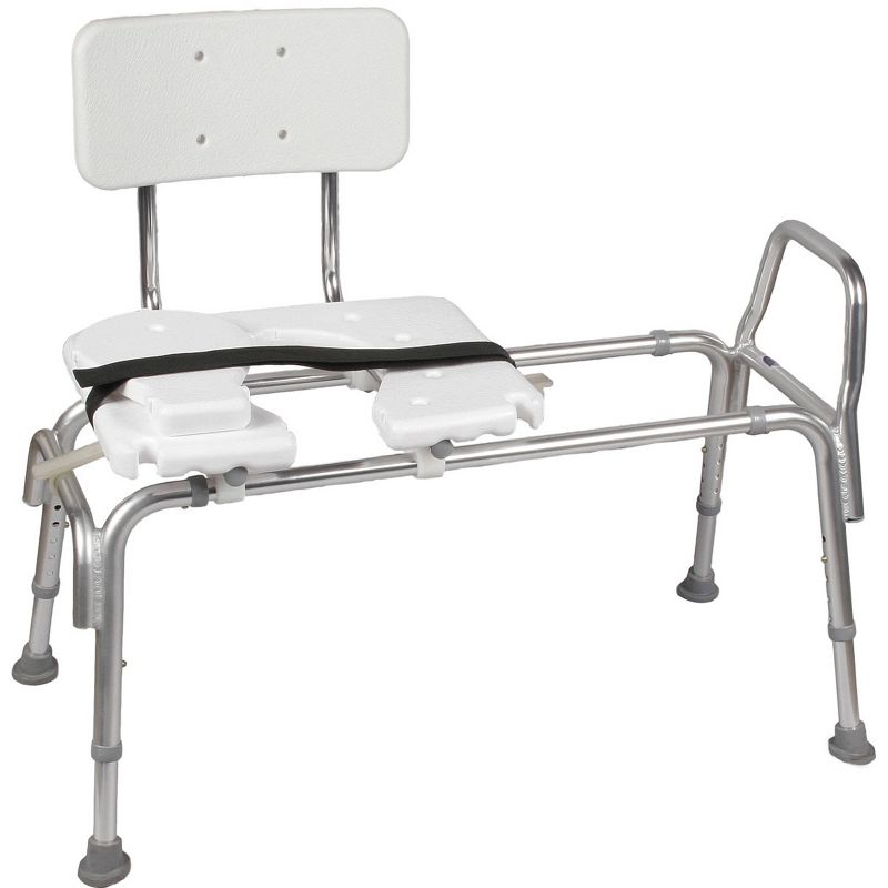 DMI Transfer Bench Sliding Shower Chair - HealthSmart, 1 of 6