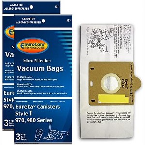 Eureka Style T 970 980 Canisters Micro Filtration Vacuum Cleaner Dust Bags 6 Pack - 1 of 4