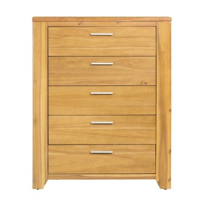 NicBex 5/6 Drawer Dresser for Bedroom,Wood Storage Dresser Clothes Organizer for Living Room,Hallway,Entryway,Brown