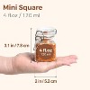 4 oz, 12-pack mini airtight glass jars, small Mason jars, with sealing clips, labels and funnels included. - 2 of 4