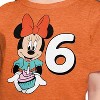 Girls' - Disney - Minnie Birthday 6 Short Sleeve Graphic T-Shirt - 2 of 4
