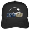 Gender Neutral Official California State University Monterey Bay Primary Logo Foam Snapback Trucker Hat - for Men and Women Black Black One Size - 2 of 4
