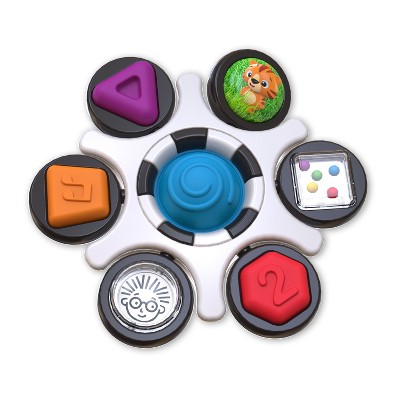 Image of Baby Einstein Curiosity Clutch Fidget Sensory Toy and Pop It Rattle