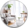 Whisen 42 Inch Round Bathrrom Wall Mirror, Premium HD Glass, Anti-Rust Aluminum Frame - 4 of 4