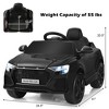 Costway Kids Ride On Car 12V Licensed Audi RS Q8 with Remote Control Lights Music White\Black\Green\Pink\Red - 3 of 4