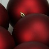 Northlight 12ct Shatterproof Matte Christmas Ball Ornament Set 4" - Red - 2 of 3