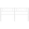 vidaXL Metal Headboard White 76" - image 3 of 4