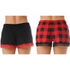Just Love Women’s Pajama Shorts – Soft Cotton Lounge Sleep Shorts with Drawstring Waist - 3 of 3