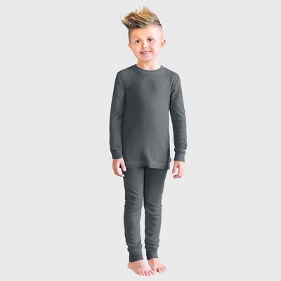 City Threads Boys USA-Made Soft & Cozy Thermal Long Johns 2-Piece Set - Warm Base Layer & Loungewear
