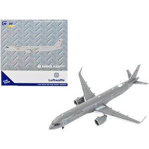 Airbus A321neo Transport Aircraft "German Luftwaffe" Gray "Gemini Macs" Series 1/400 Diecast Model Airplane by GeminiJets - 1 of 3